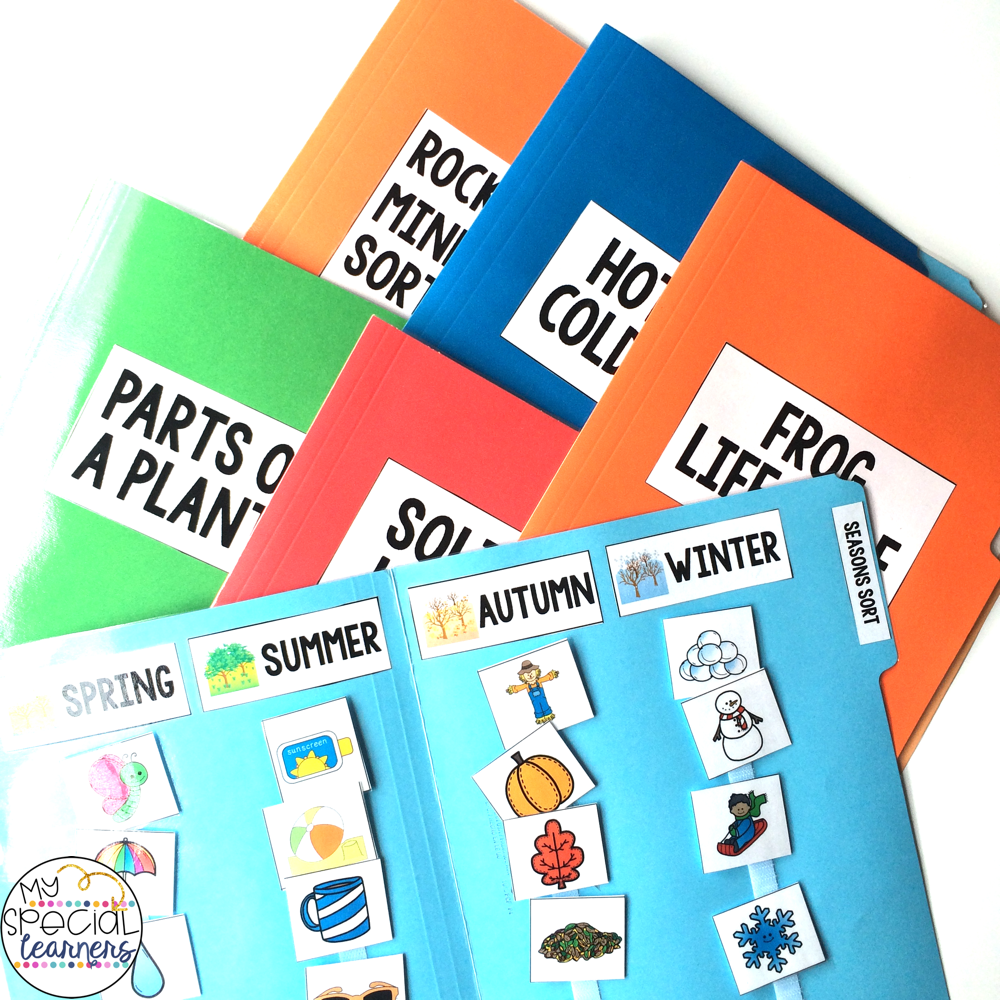 Science File Folder Activities – My Special Learners