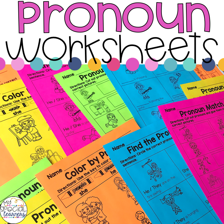 Pronoun Worksheets With Ans