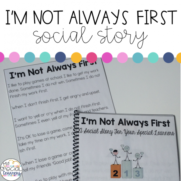 Social Narrative: I'm Not Always First