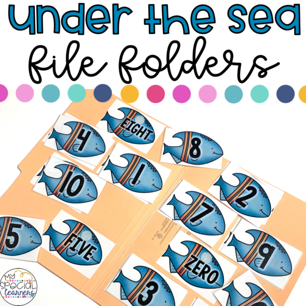 Ocean Animals File Folder Activities