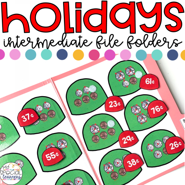 Intermediate Holidays File Folders